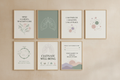Wellness Posters Printable Mental Health and Self-Care Wall Art