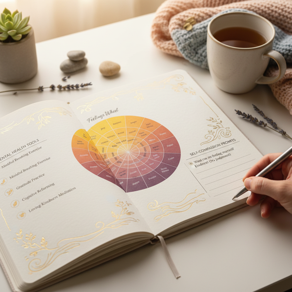 Emotional wellness journal for mental health