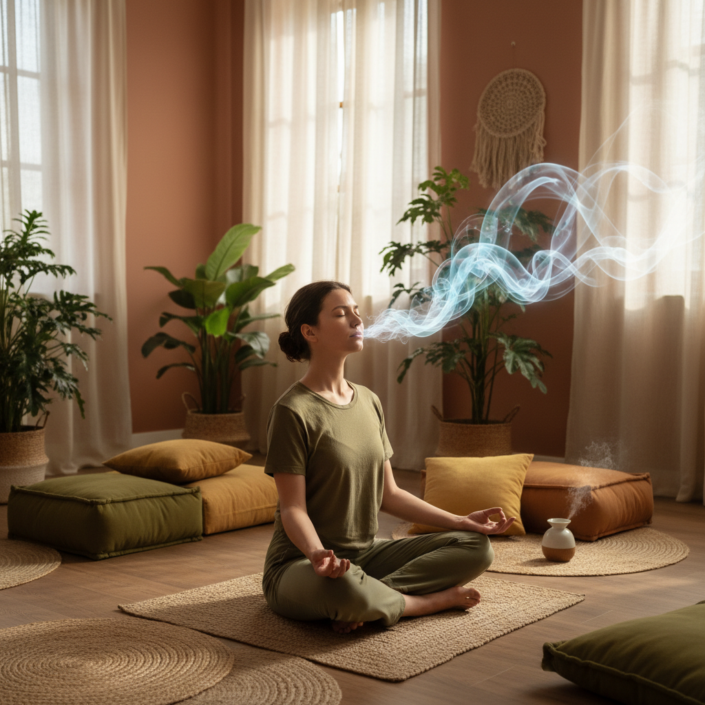 Breathwork meditation and breathing exercises for wellness