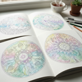Mindfulness coloring book with mandalas